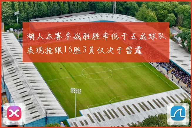 湖人本赛季战胜胜率低于五成球队表现抢眼16胜3负仅次于雷霆